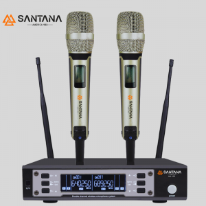 BỘ MICRO KHÔNG DÂY ĐẦU THU CHUYÊN NGHIỆP SANTANA MS-109. LOA KÉO ĐIỆN DI ĐỘNG SANTANA CÔNG SUẤT LỚN