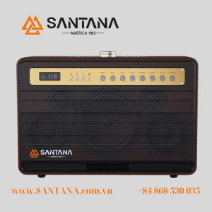 LOA XÁCH TAY SANTANA S-299. LOA KEO ĐIỆN DI ĐỘNG, LOA FULL GIÁ RẺ. MICRO