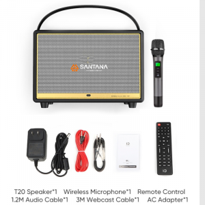 LOA CÁCH TAY ĐIỆN DI ĐỘNG SANTANA S-226. MICRO, LOA FULL, VANG, ĐẨY, LOA GIÁ RẺ