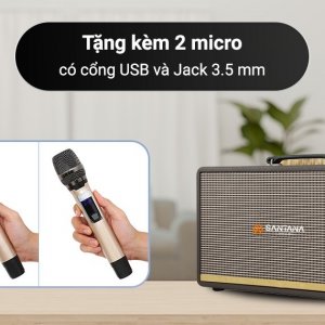 LOA XÁCH TAY SANTANA S-289. LOA FULL, MICRO KHÔNG DÂY. AMPLY, VANG,