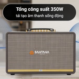 LOA XÁCH TAY SANTANA S-289. LOA FULL, MICRO KHÔNG DÂY. AMPLY, VANG,