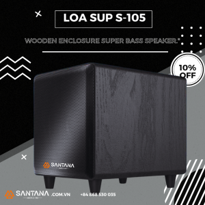 LOA SUP SUB SIÊU TRẦM SUBBASS SANTANA S-105. MICRO, LOA KÉO ĐIỆN DI ĐỘNG, KHÔNG DÂY